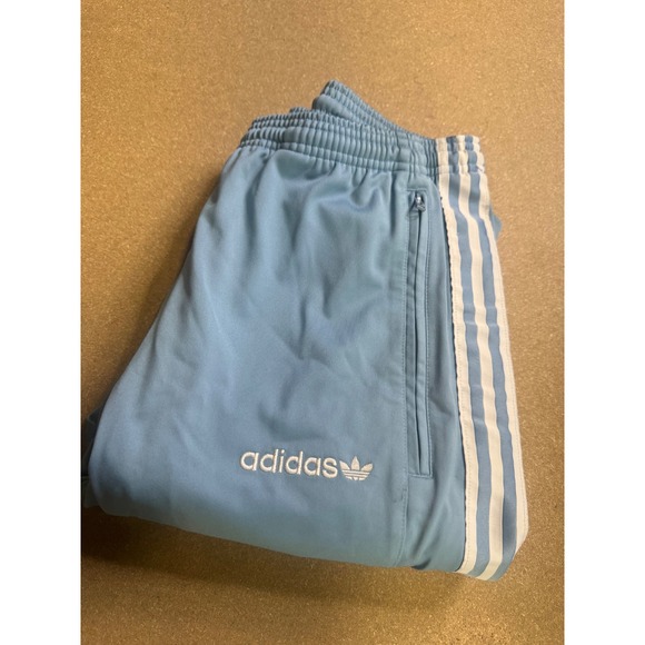 adidas Other - Adidas Originals Light‎ Blue Colorblock Track Pants Mens M Joggers Y2k  Trefoil